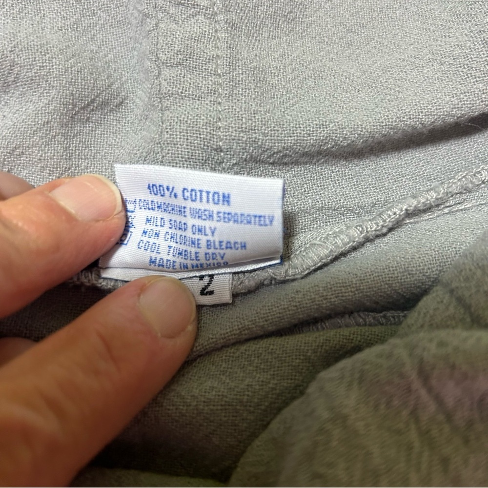 Oh My Gauze! Gray sleeves top size medium (2) - Picture 3 of 4